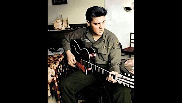 Elvis Presley (U.S. Army photo)