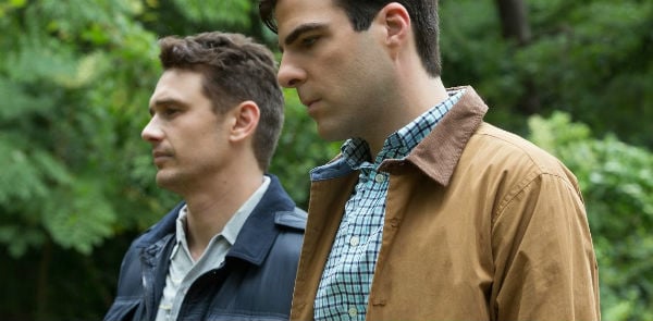James Franco and Zachary Quinto in "I am Michael"