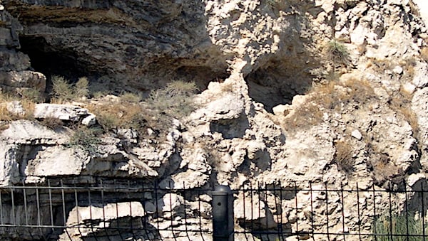 The Place of the Skull, also called Golgotha and Calvary, in Jerusalem, Israel (Wikimedia Commons)